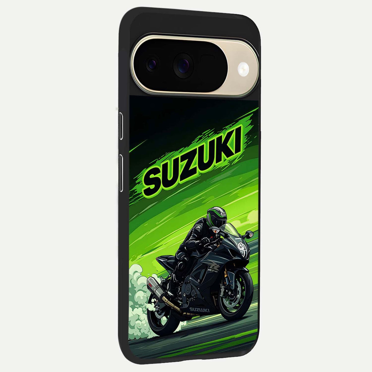  Suzuki Speed Beast back cover For Google Pixel 9 slim fit glass case with vibrant aesthetic design