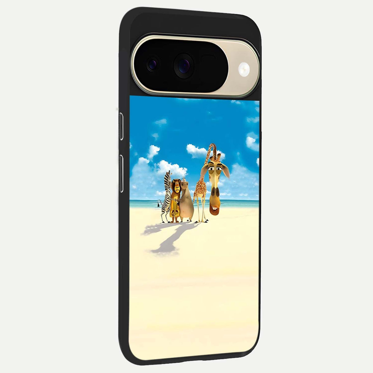  Tropical Fun Squad back cover For Google Pixel 9 slim fit glass case with vibrant aesthetic design
