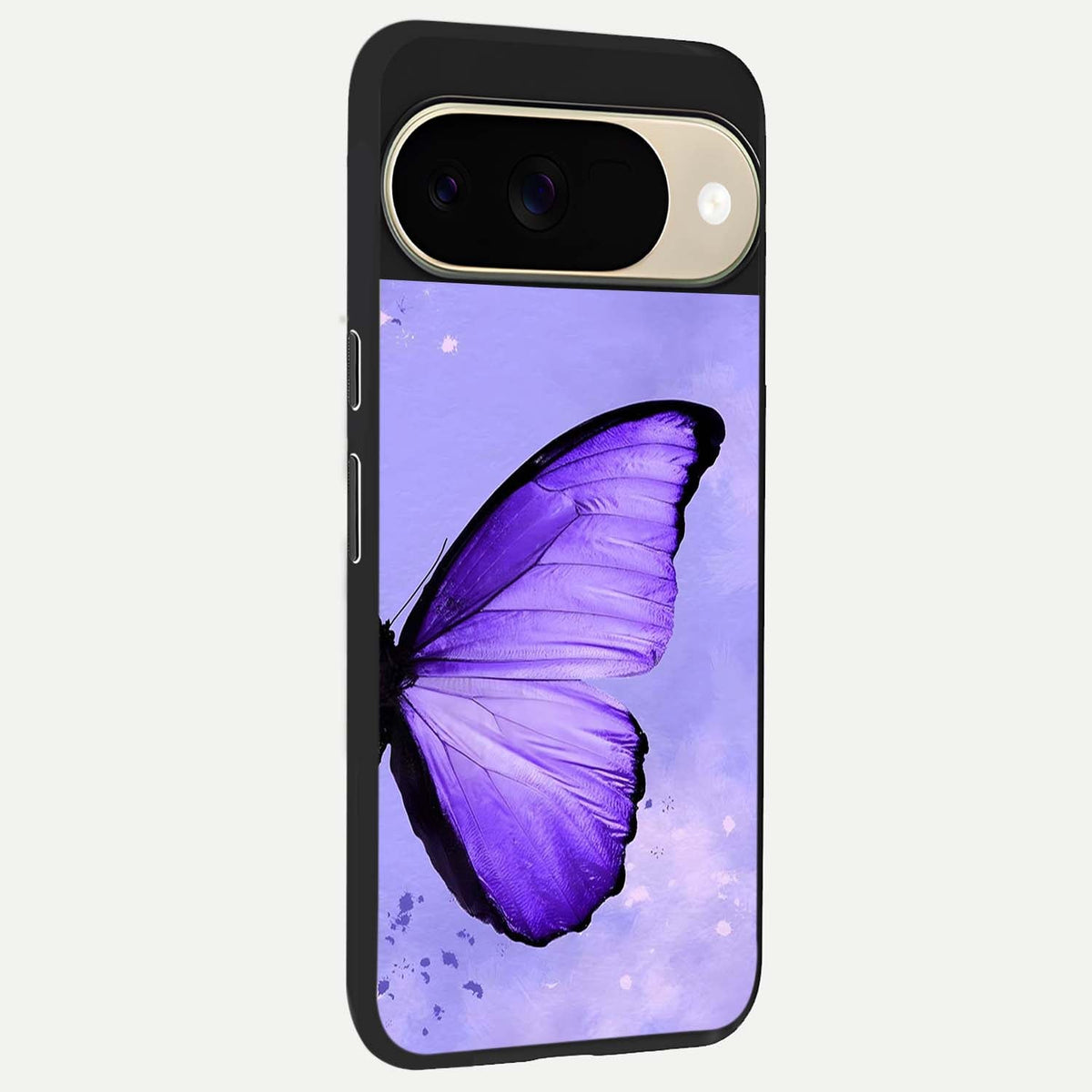  Violet Dream Wing back cover For Google Pixel 9 slim fit glass case with vibrant aesthetic design