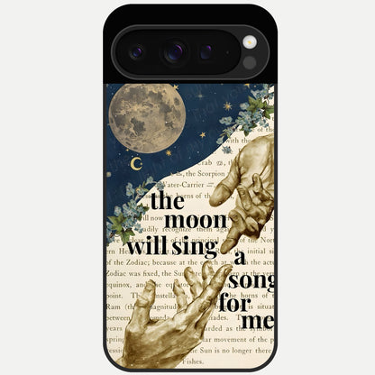  Aesthetic Divine Glass Case For Google Pixel 9 Pro back cover – full design glossy printed glass finish