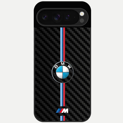  BMW Pattern Glass Case For Google Pixel 9 Pro back cover – full design glossy printed glass finish