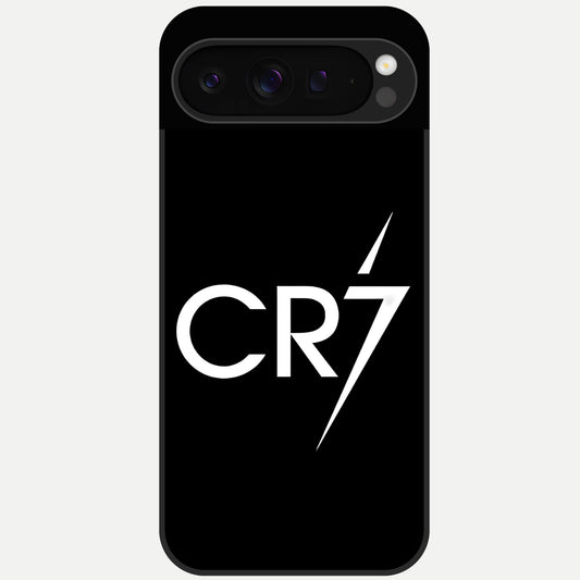  CR7 Elite Strike Glass Case For Google Pixel 9 Pro back cover – full design glossy printed glass finish