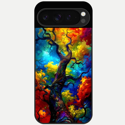  Colorful Soda Bottles Glass Case For Google Pixel 9 Pro back cover – full design glossy printed glass finish