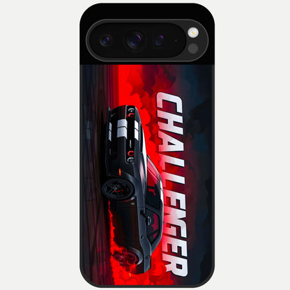  Crimson Challenger Fury Glass Case For Google Pixel 9 Pro back cover – full design glossy printed glass finish