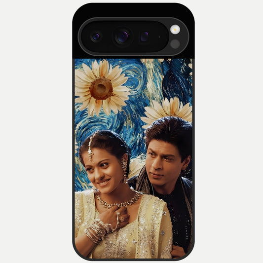  Eternal Love Story Glass Case For Google Pixel 9 Pro back cover – full design glossy printed glass finish