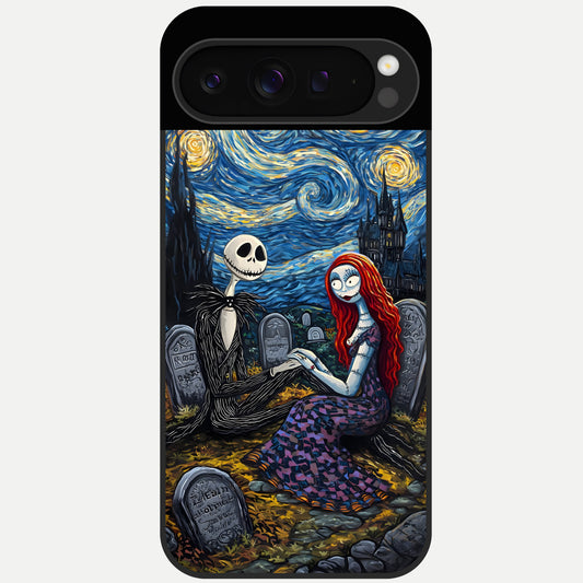  Eternal Night Love Glass Case For Google Pixel 9 Pro back cover – full design glossy printed glass finish