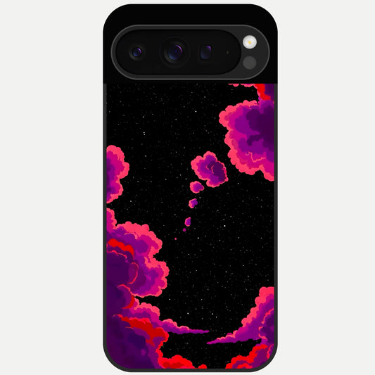  Galaxy Dream Frame Glass Case For Google Pixel 9 Pro back cover – full design glossy printed glass finish