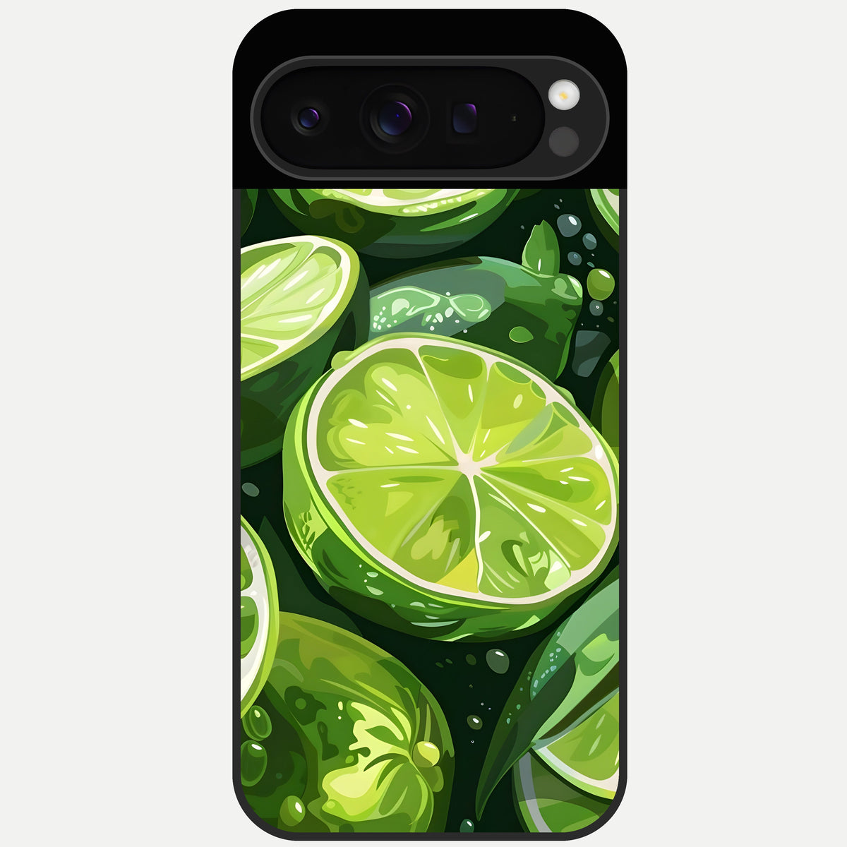  Green Kawasaki Glass Case For Google Pixel 9 Pro back cover – full design glossy printed glass finish
