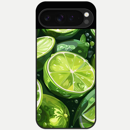  Green Kawasaki Glass Case For Google Pixel 9 Pro back cover – full design glossy printed glass finish