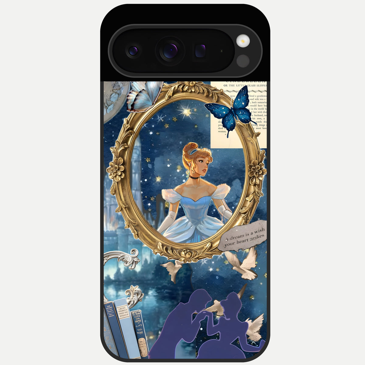  Midnight Queen Glass Case For Google Pixel 9 Pro back cover – full design glossy printed glass finish