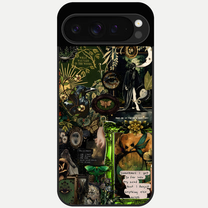  Mystic Woods Secret Glass Case For Google Pixel 9 Pro back cover – full design glossy printed glass finish