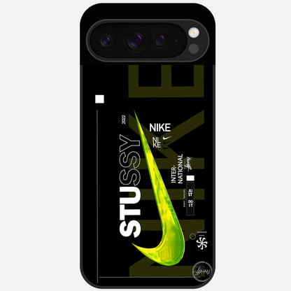  Neon Street Edition Glass Case For Google Pixel 9 Pro back cover – full design glossy printed glass finish