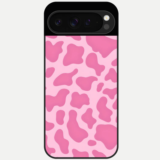  Pinkish Scenery Glass Case For Google Pixel 9 Pro back cover – full design glossy printed glass finish