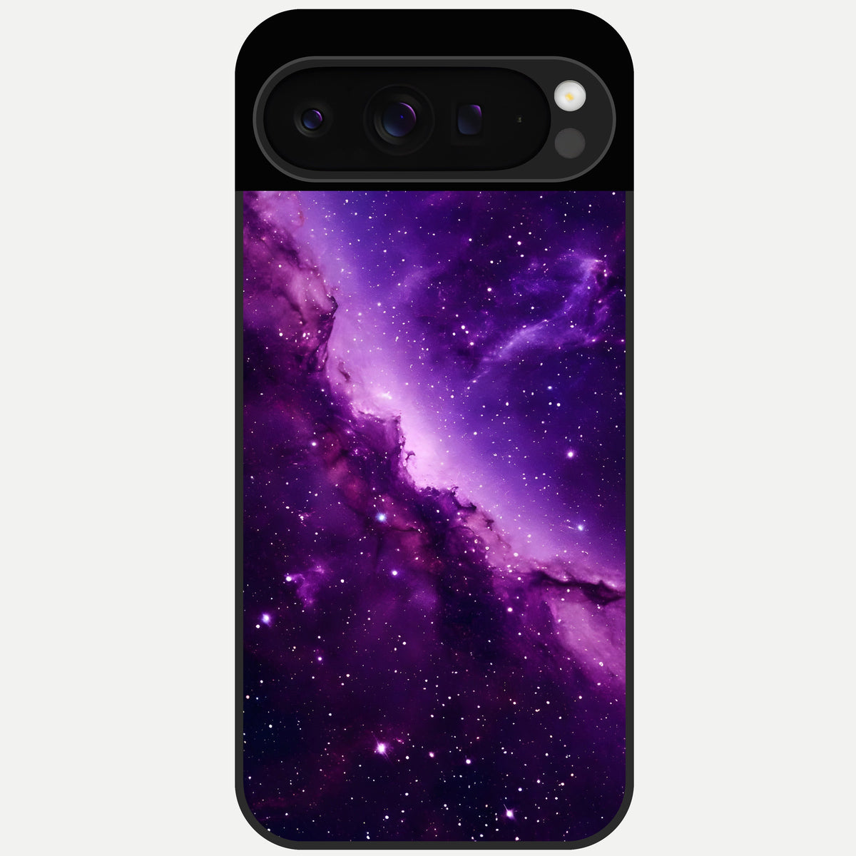  Purple Shade Sky Glass Case For Google Pixel 9 Pro back cover – full design glossy printed glass finish