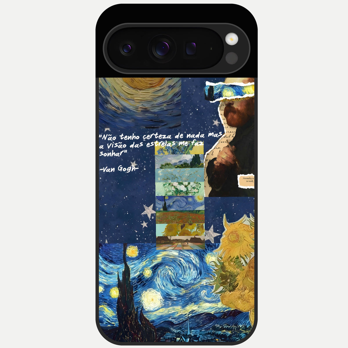  Starry Dream Vision Glass Case For Google Pixel 9 Pro back cover – full design glossy printed glass finish