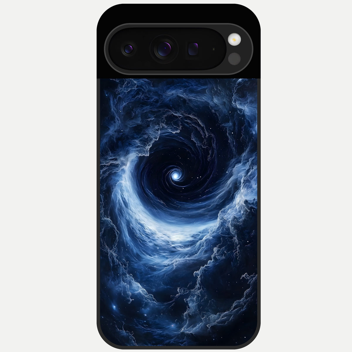  Stunning Galaxy Glass Case For Google Pixel 9 Pro back cover – full design glossy printed glass finish