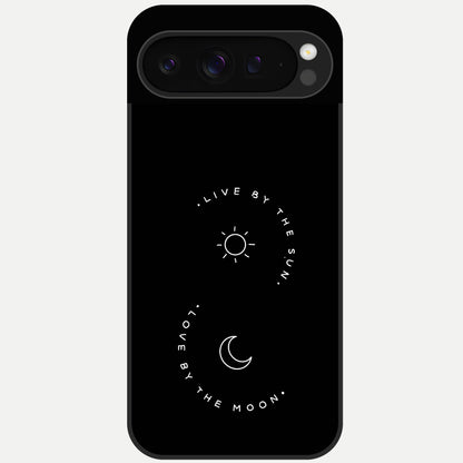  Sunflower Cat Art Glass Case For Google Pixel 9 Pro back cover – full design glossy printed glass finish