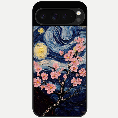  Van Gogh Scenery Glass Case For Google Pixel 9 Pro back cover – full design glossy printed glass finish