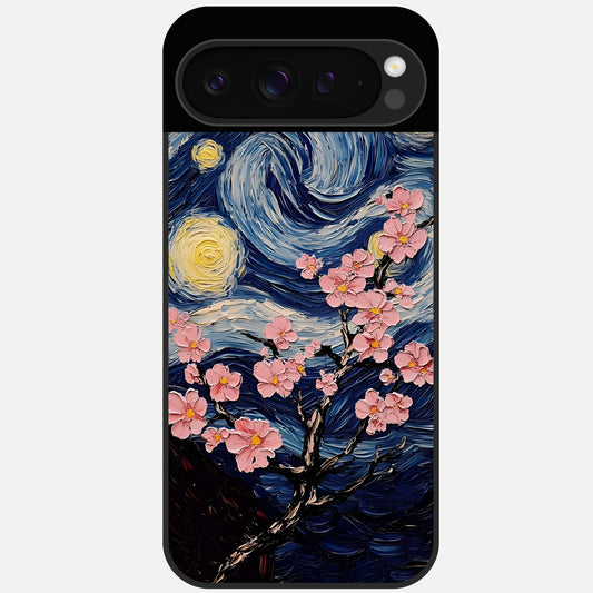  Van Gogh Scenery Glass Case For Google Pixel 9 Pro back cover – full design glossy printed glass finish