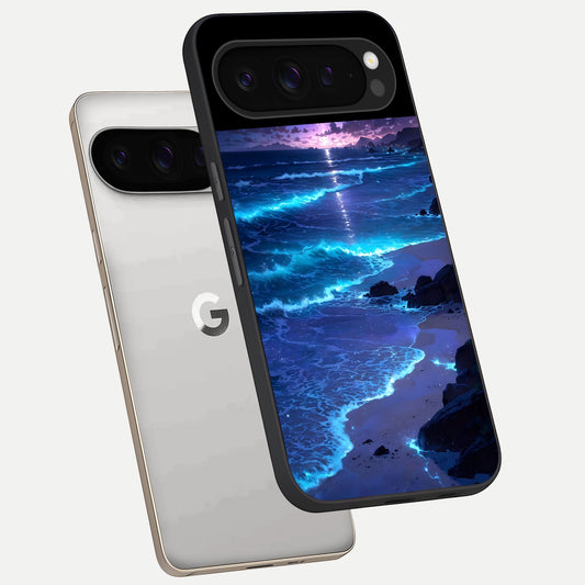  Classic Damn Look phone case For Google Pixel 9 Pro showing premium glass back cover with detailed artwork