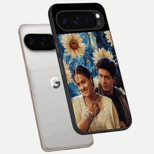  Eternal Love Story phone case For Google Pixel 9 Pro showing premium glass back cover with detailed artwork