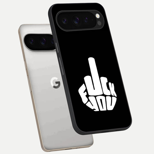  Rebel Mode On phone case For Google Pixel 9 Pro showing premium glass back cover with detailed artwork
