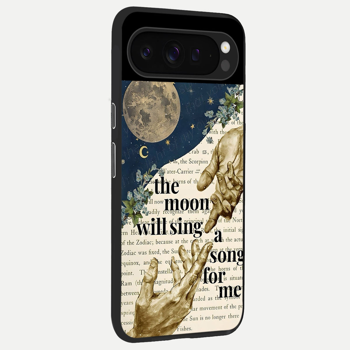  Aesthetic Divine back cover For Google Pixel 9 Pro slim fit glass case with vibrant aesthetic design