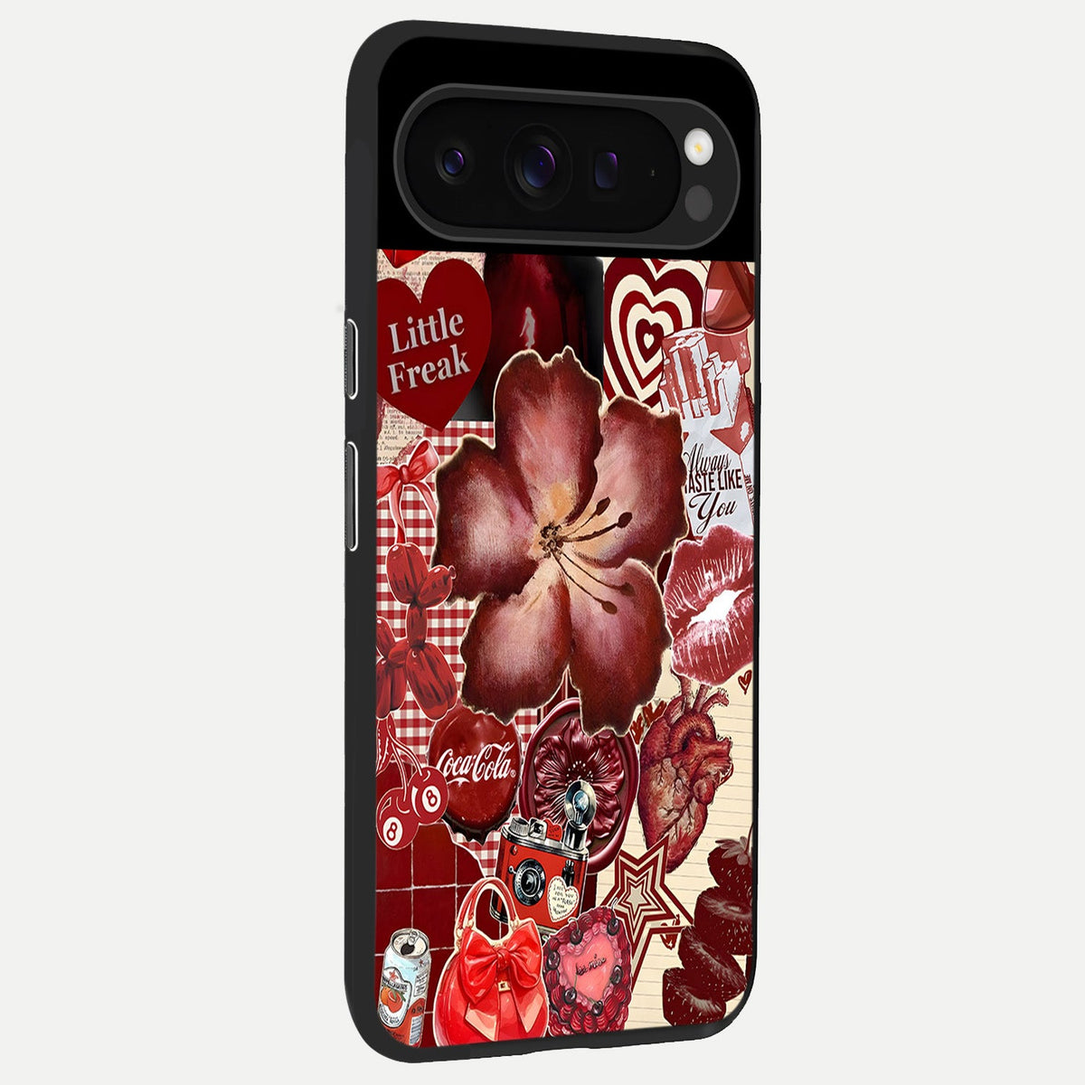  Aesthetic Little Freak back cover For Google Pixel 9 Pro slim fit glass case with vibrant aesthetic design