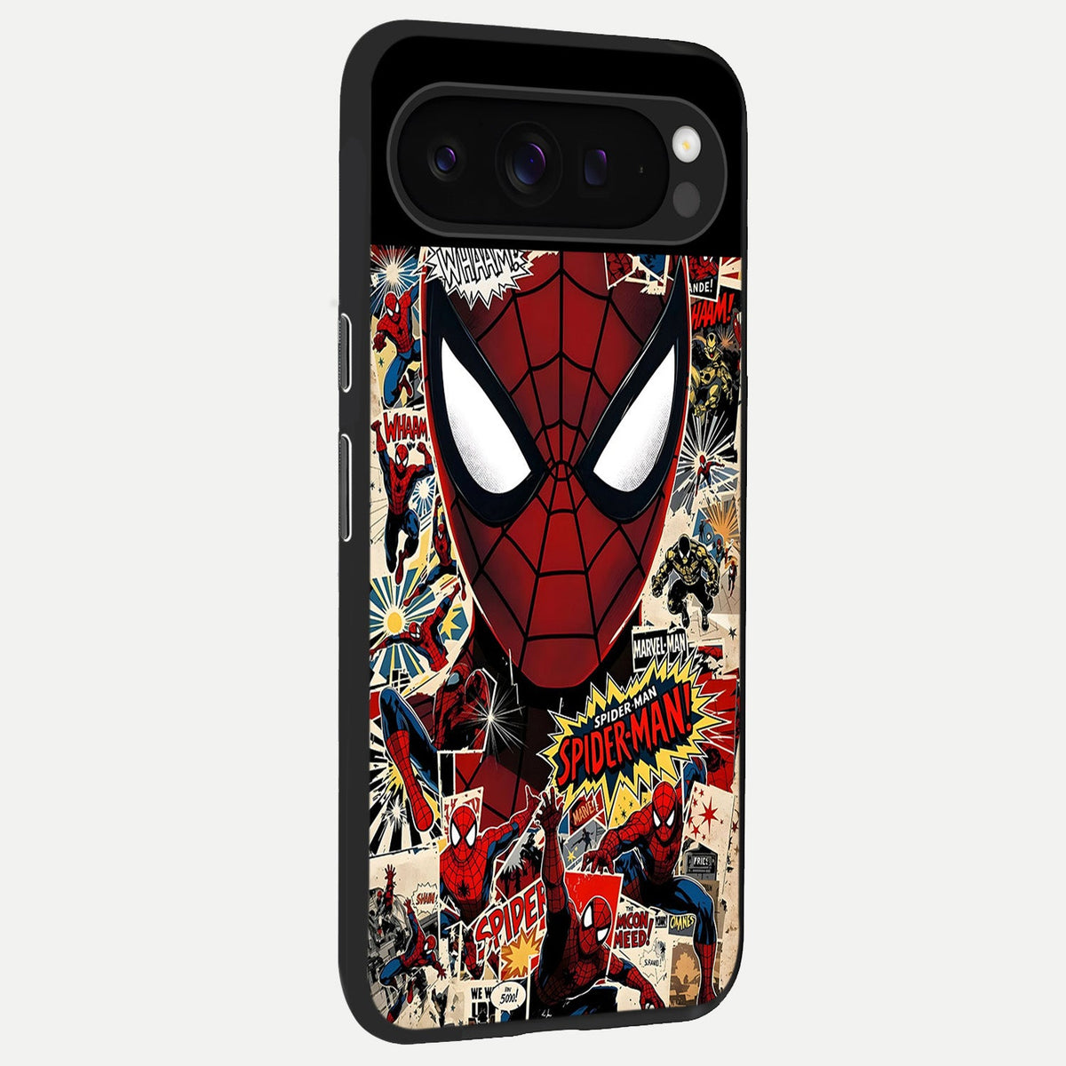  Aesthetic Wonder Spider back cover For Google Pixel 9 Pro slim fit glass case with vibrant aesthetic design