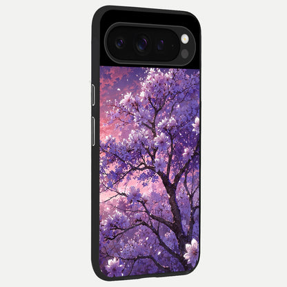  Blossom Tree back cover For Google Pixel 9 Pro slim fit glass case with vibrant aesthetic design