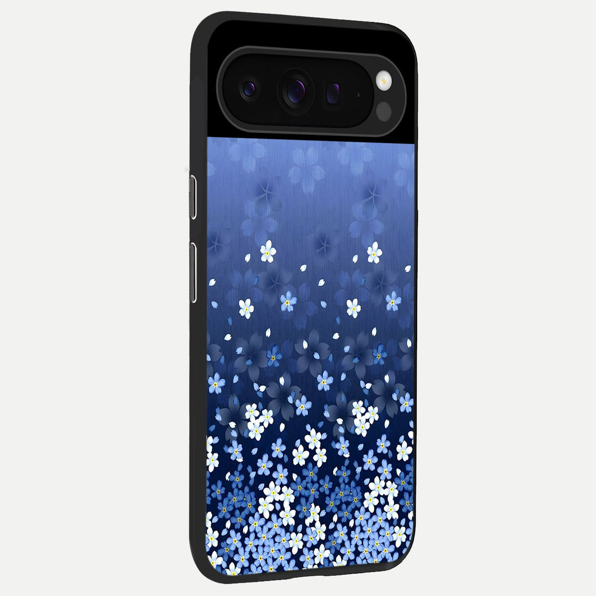  Blue Starry back cover For Google Pixel 9 Pro slim fit glass case with vibrant aesthetic design
