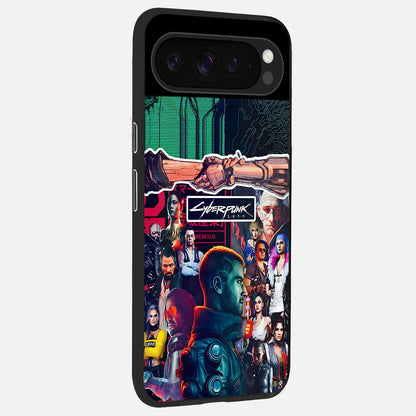  CYBERPUNK Legacy back cover For Google Pixel 9 Pro slim fit glass case with vibrant aesthetic design