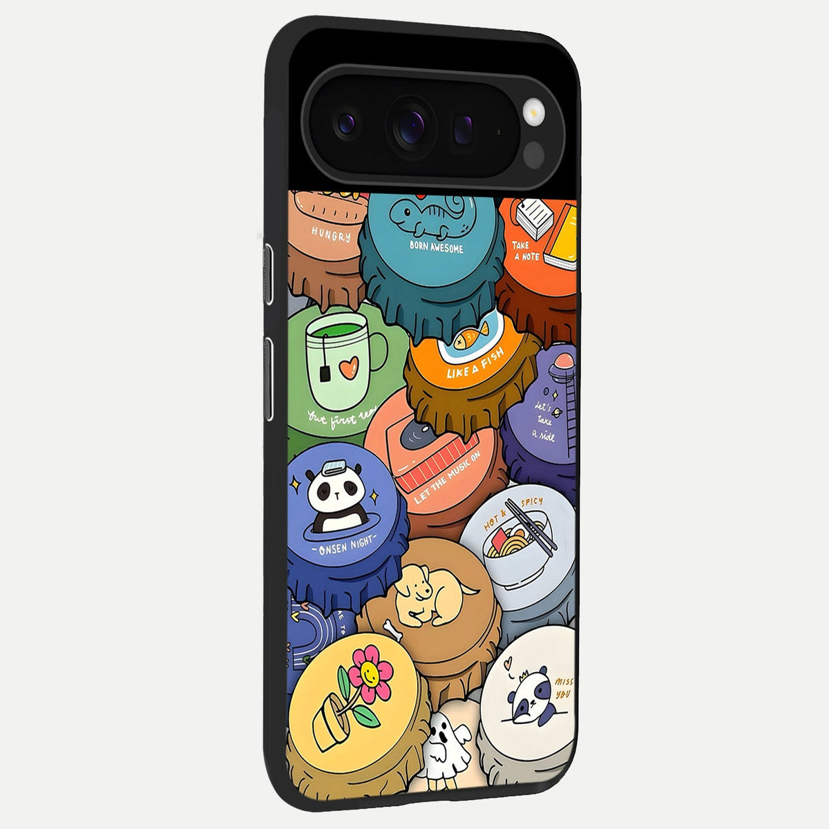  Coins Patterns back cover For Google Pixel 9 Pro slim fit glass case with vibrant aesthetic design