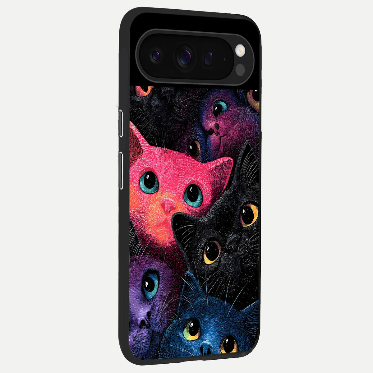 Cosmic Cats Dreams back cover For Google Pixel 9 Pro slim fit glass case with vibrant aesthetic design