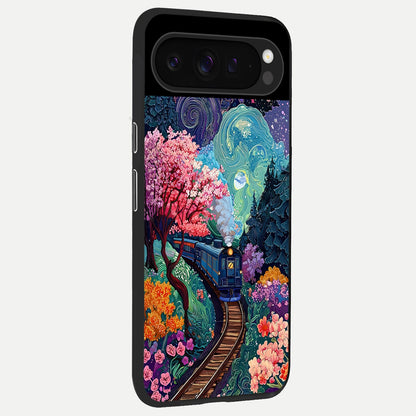  Digital Art back cover For Google Pixel 9 Pro slim fit glass case with vibrant aesthetic design