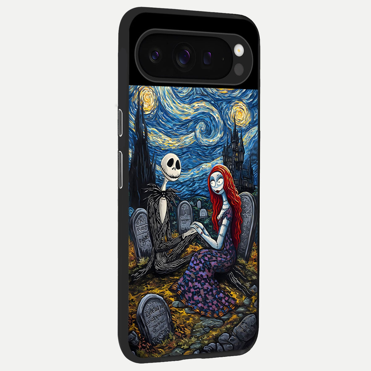 Eternal Night Love back cover For Google Pixel 9 Pro slim fit glass case with vibrant aesthetic design