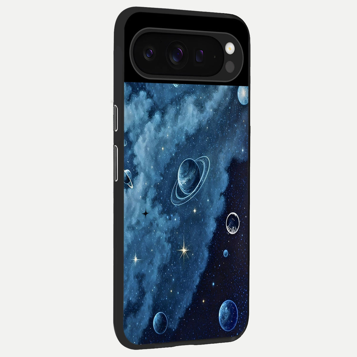  Galaxy Dream Space back cover For Google Pixel 9 Pro slim fit glass case with vibrant aesthetic design