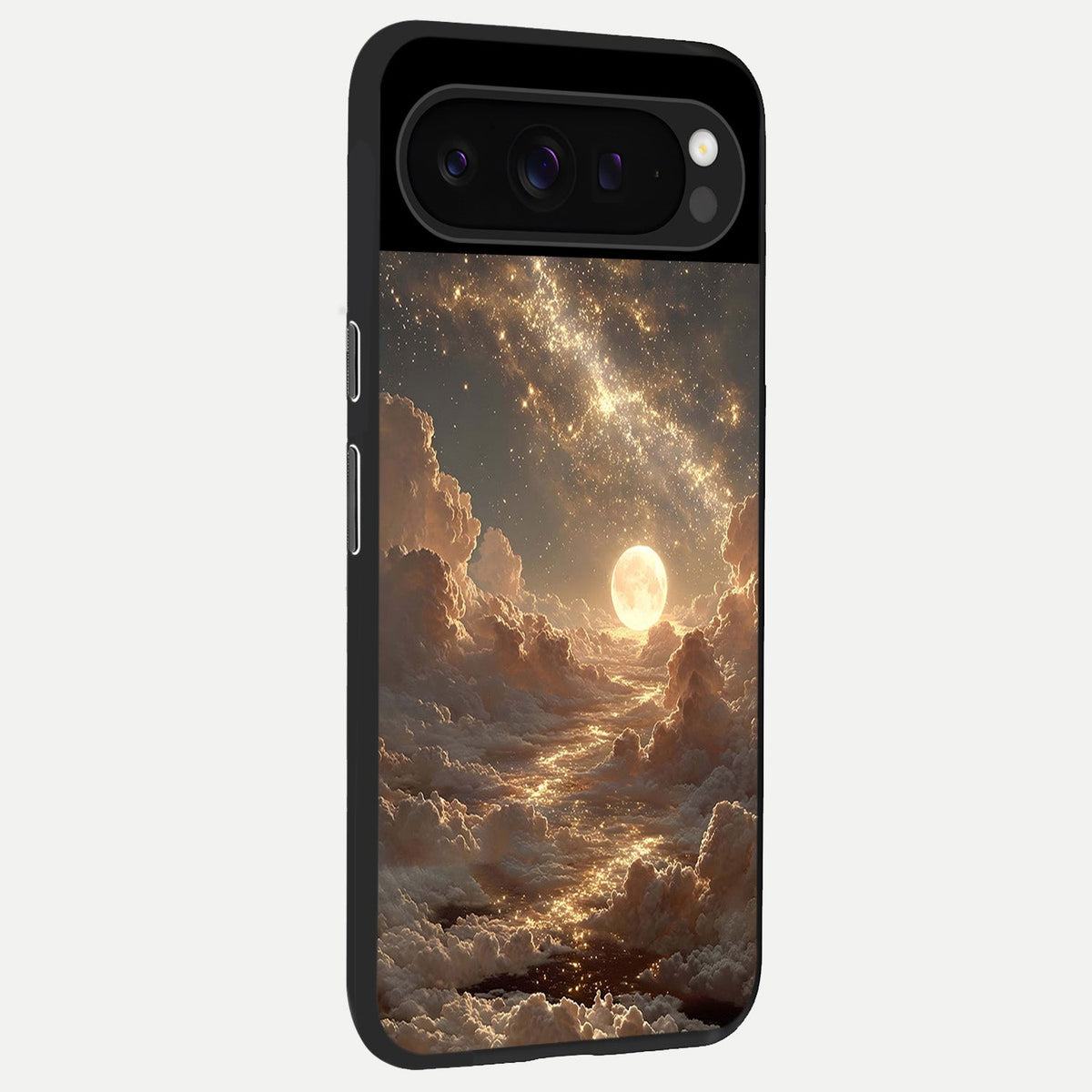  Golden Sky Dream back cover For Google Pixel 9 Pro slim fit glass case with vibrant aesthetic design