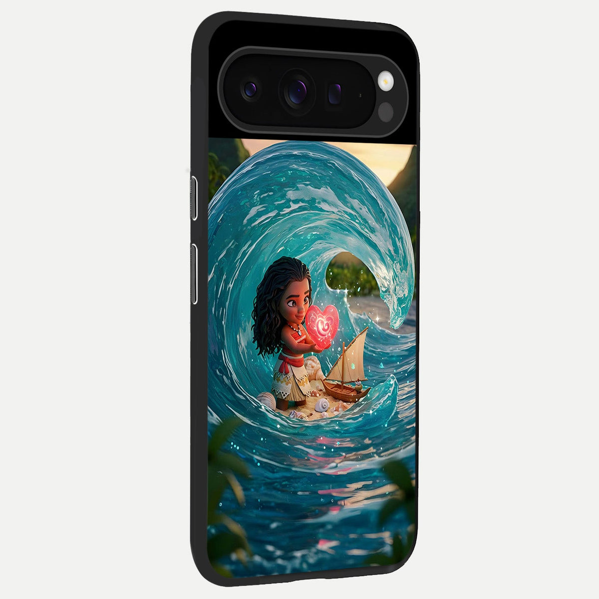  Heart of Ocean back cover For Google Pixel 9 Pro slim fit glass case with vibrant aesthetic design