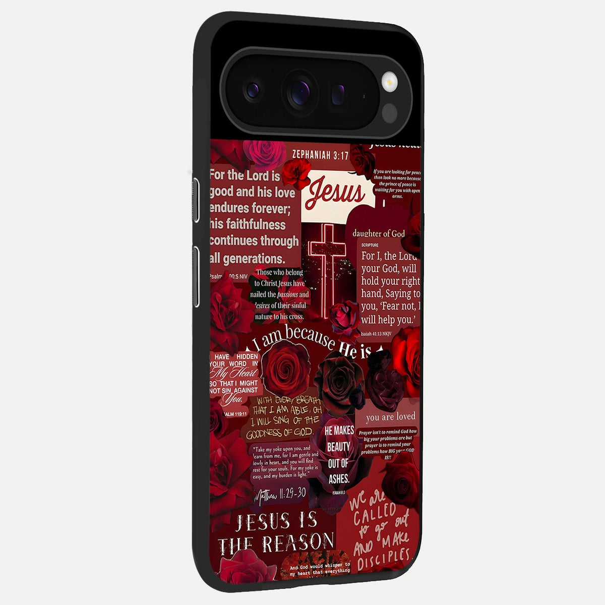  Jesus Love Heals back cover For Google Pixel 9 Pro slim fit glass case with vibrant aesthetic design
