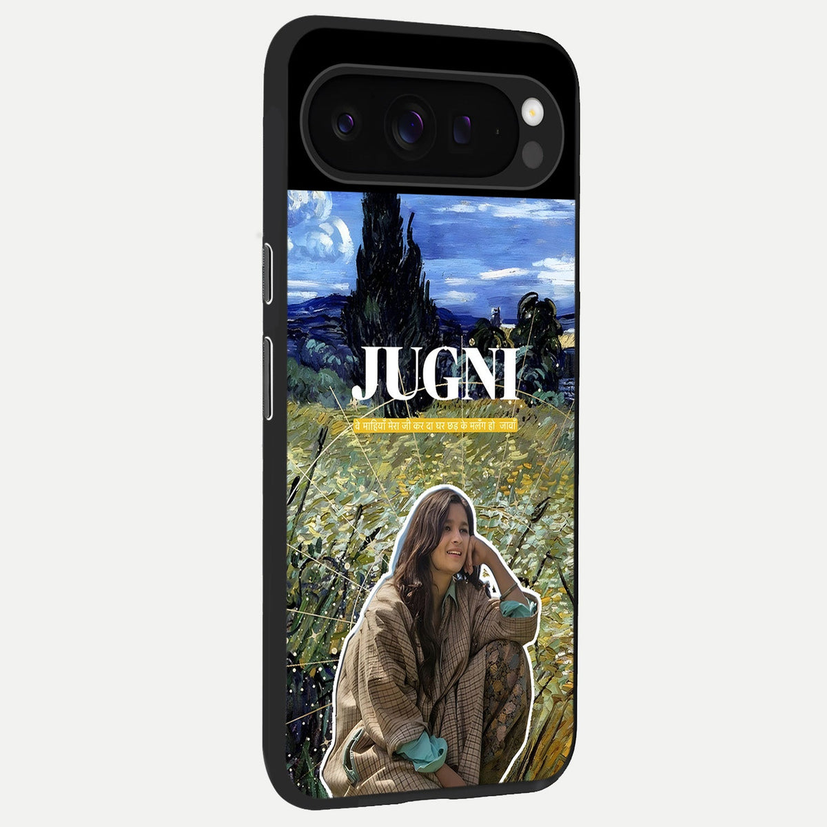  Jugni Soul Vibes back cover For Google Pixel 9 Pro slim fit glass case with vibrant aesthetic design