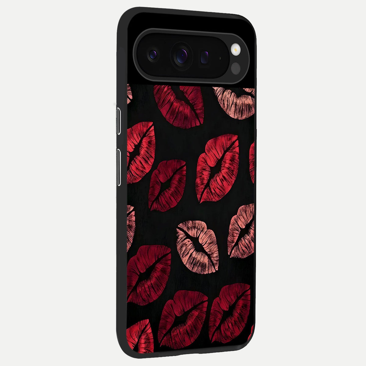  Midnight Kiss Love back cover For Google Pixel 9 Pro slim fit glass case with vibrant aesthetic design