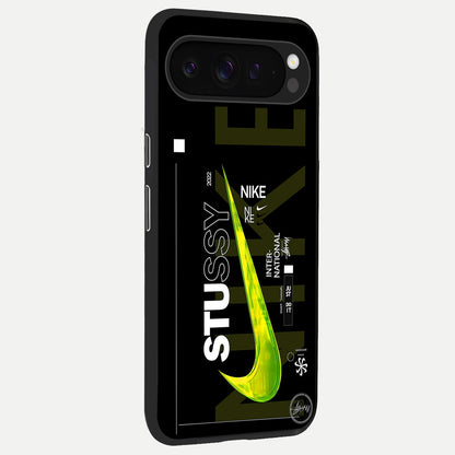  Neon Street Edition back cover For Google Pixel 9 Pro slim fit glass case with vibrant aesthetic design