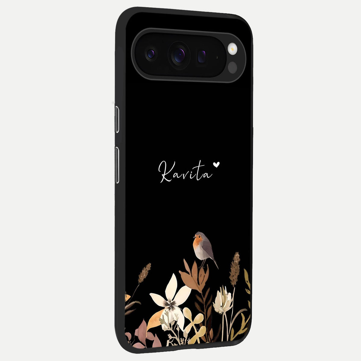  Quiet Garden Tune Custom Name back cover For Google Pixel 9 Pro slim fit glass case with vibrant aesthetic design