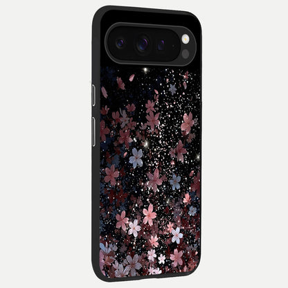  Starlit Flower Dreams back cover For Google Pixel 9 Pro slim fit glass case with vibrant aesthetic design