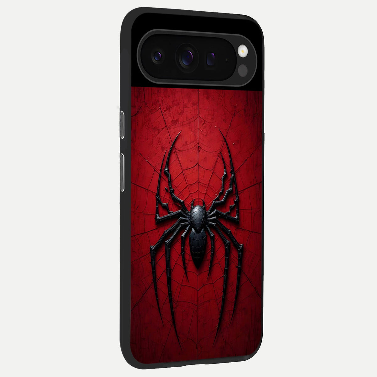  Superhero Web Emblem back cover For Google Pixel 9 Pro slim fit glass case with vibrant aesthetic design