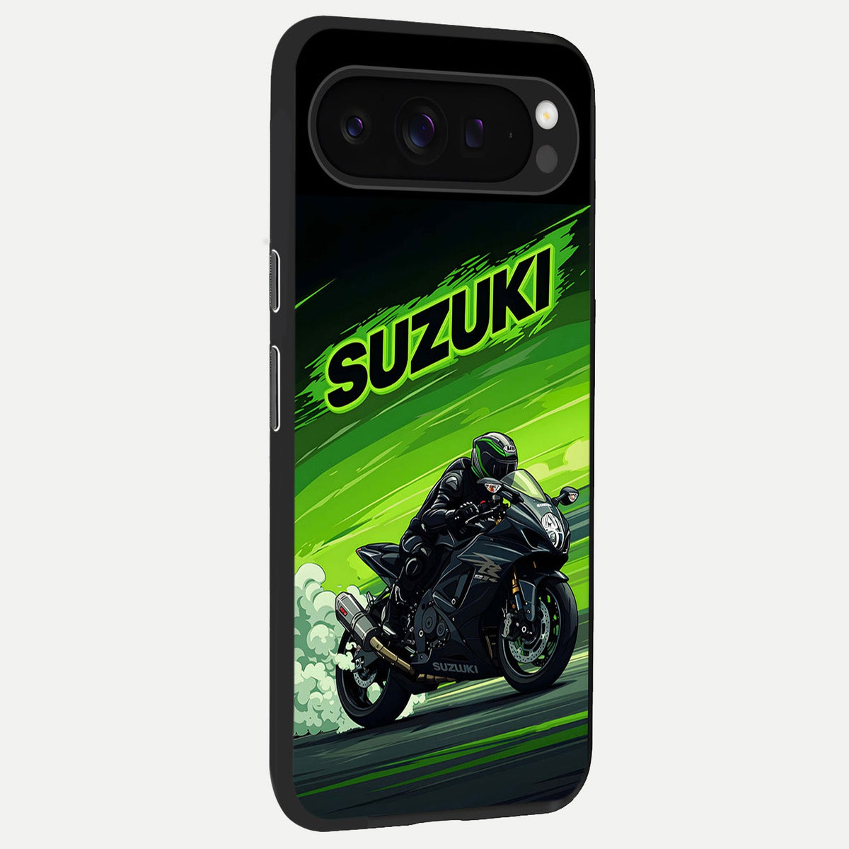 Suzuki Speed Beast back cover For Google Pixel 9 Pro slim fit glass case with vibrant aesthetic design