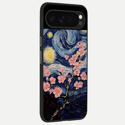  Van Gogh Scenery back cover For Google Pixel 9 Pro slim fit glass case with vibrant aesthetic design