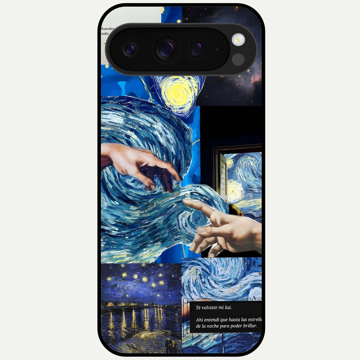  Aesthetic Vando Hands Glass Case For Google Pixel 9 Pro XL back cover – full design glossy printed glass finish