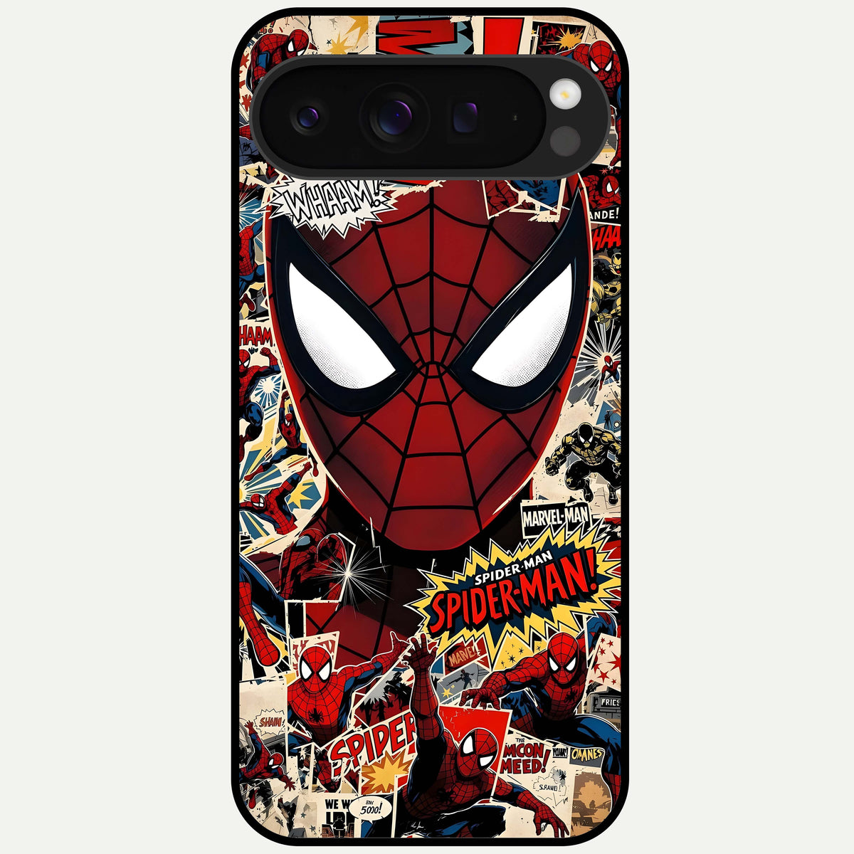  Aesthetic Wonder Spider Glass Case For Google Pixel 9 Pro XL back cover – full design glossy printed glass finish